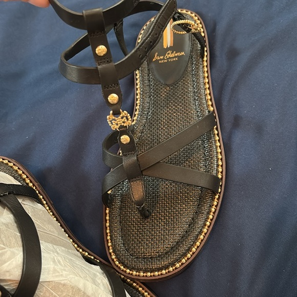 Sam Edelman Tayla Gladiator Sandals Black - Picture 2 of 3